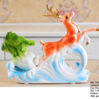 Tượng Hươu Tài Lộc